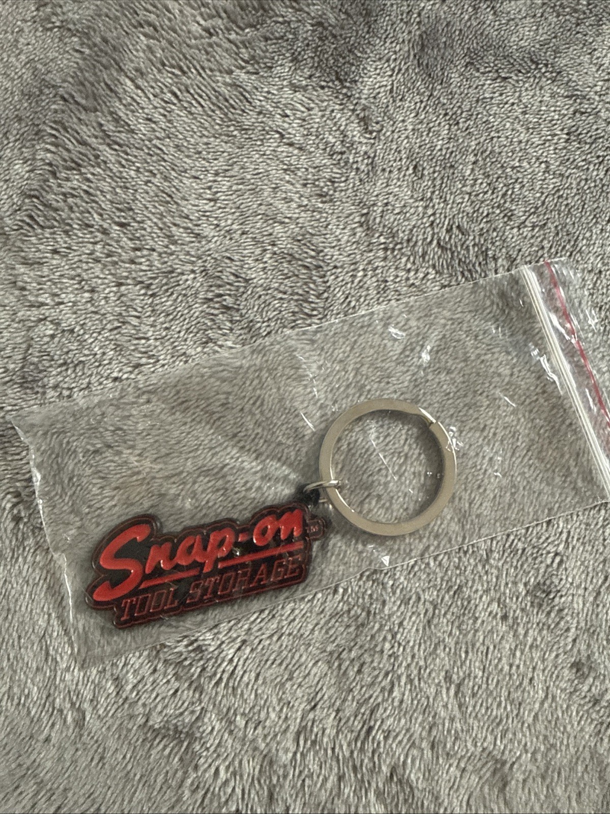 *New* Snap On Tool Storage Key Ring Black & Red Collectible