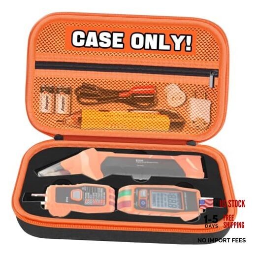 Hard Case for Klein Tools ET310 AC Circuit Breaker Finder Electric Tester Black