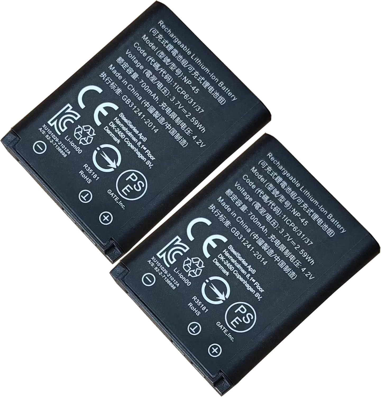 2-Pack Replacement for Steelseries Arctis Nova Pro Wireless Battery - for Steel