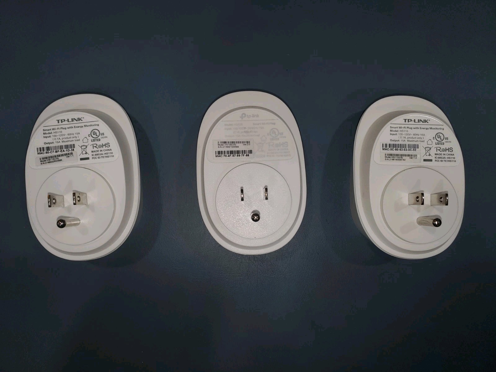 TP-Link HS110 x2 + HS100 x1 – Verified Local API / Home Assistant Ready