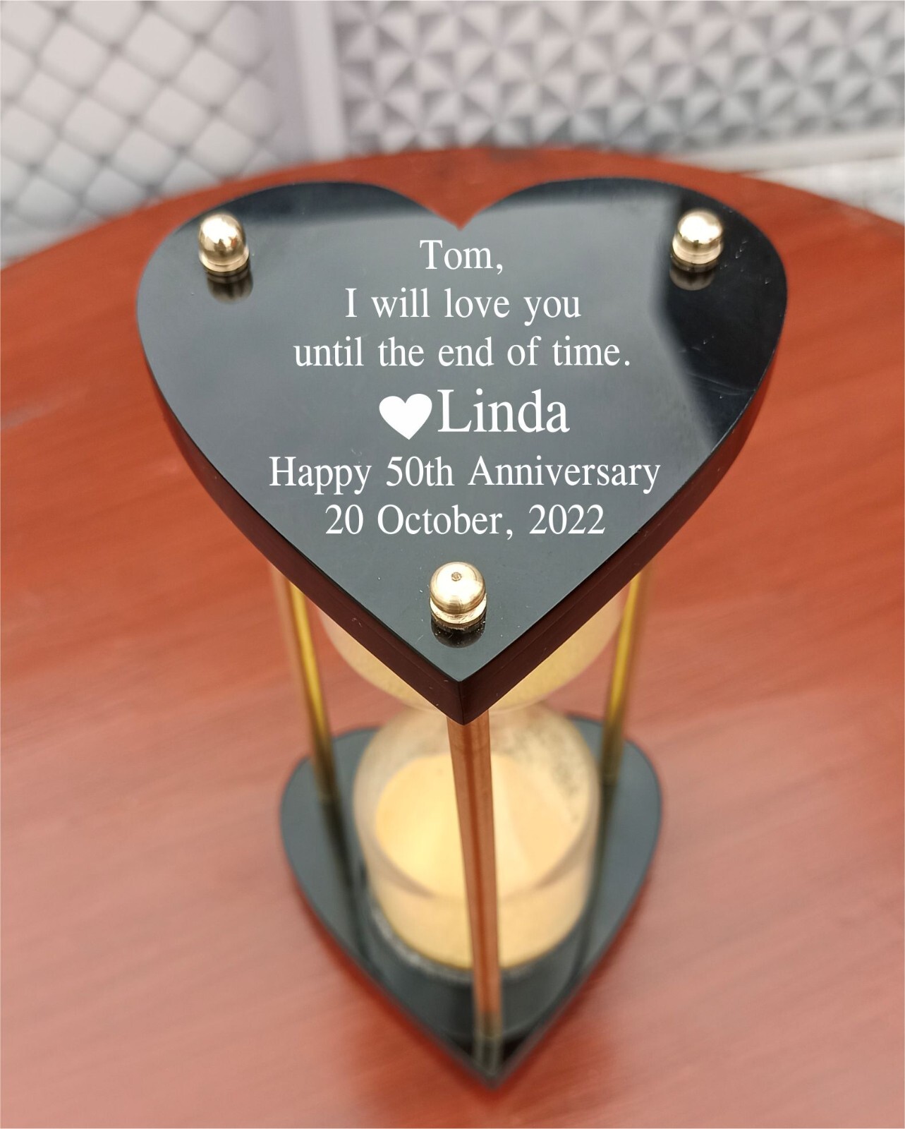 Sand Timer Engraved | Engraved hourglass | Custom Personalized Sand timer | Best