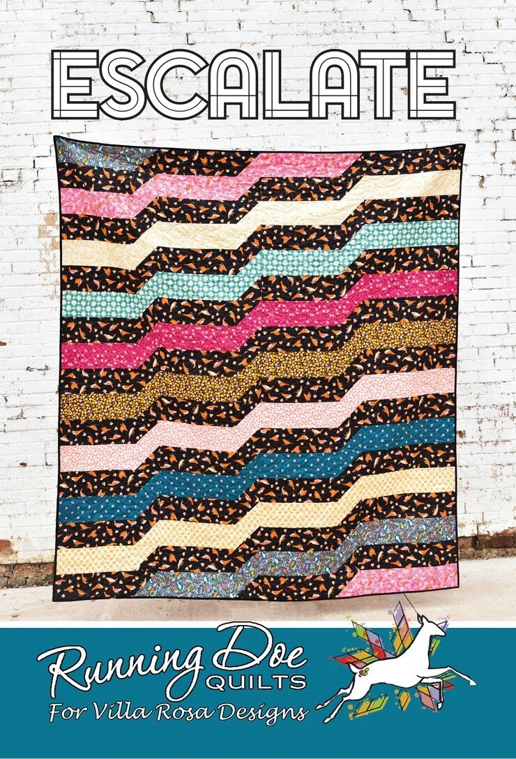 Escalate Quilt Pattern-Using 9 Half Yards Accent