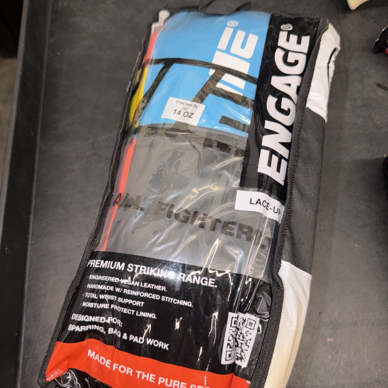Engage Boxing Gloves Lace Up Strike Series Fluro 14oz