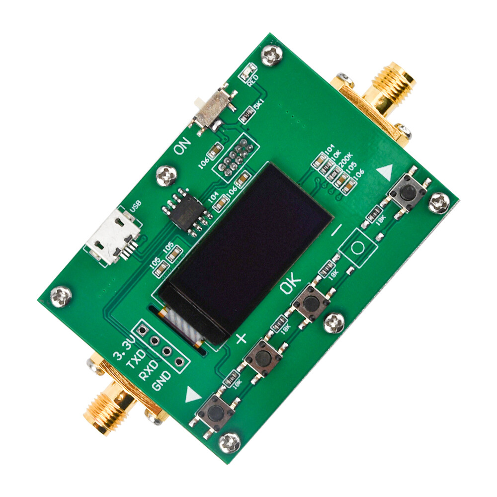 Digital Attenuator 30DB Step 0.25DB OLED Pogrammable Attenuator Module 6Ghz RF