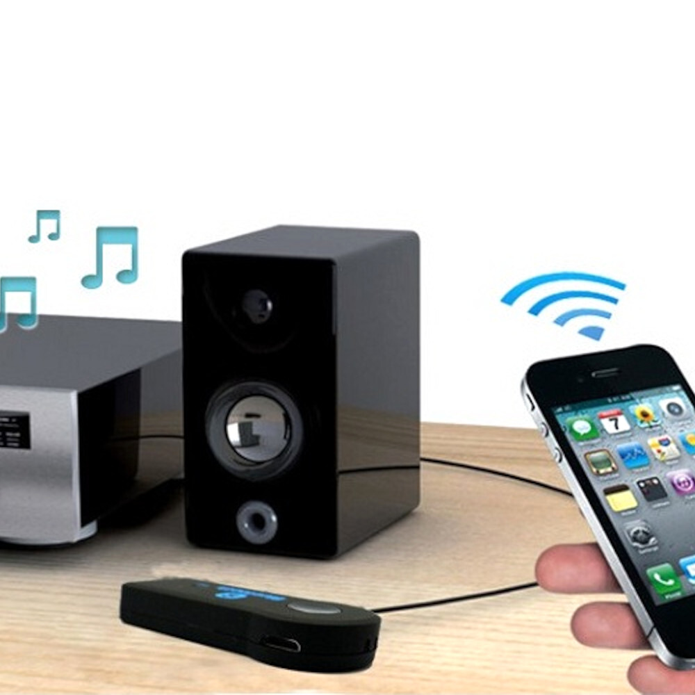 Wireless Bluetooth Receiver 3.5mm AUX Audio Stereo Music Home Car Adapter Kit