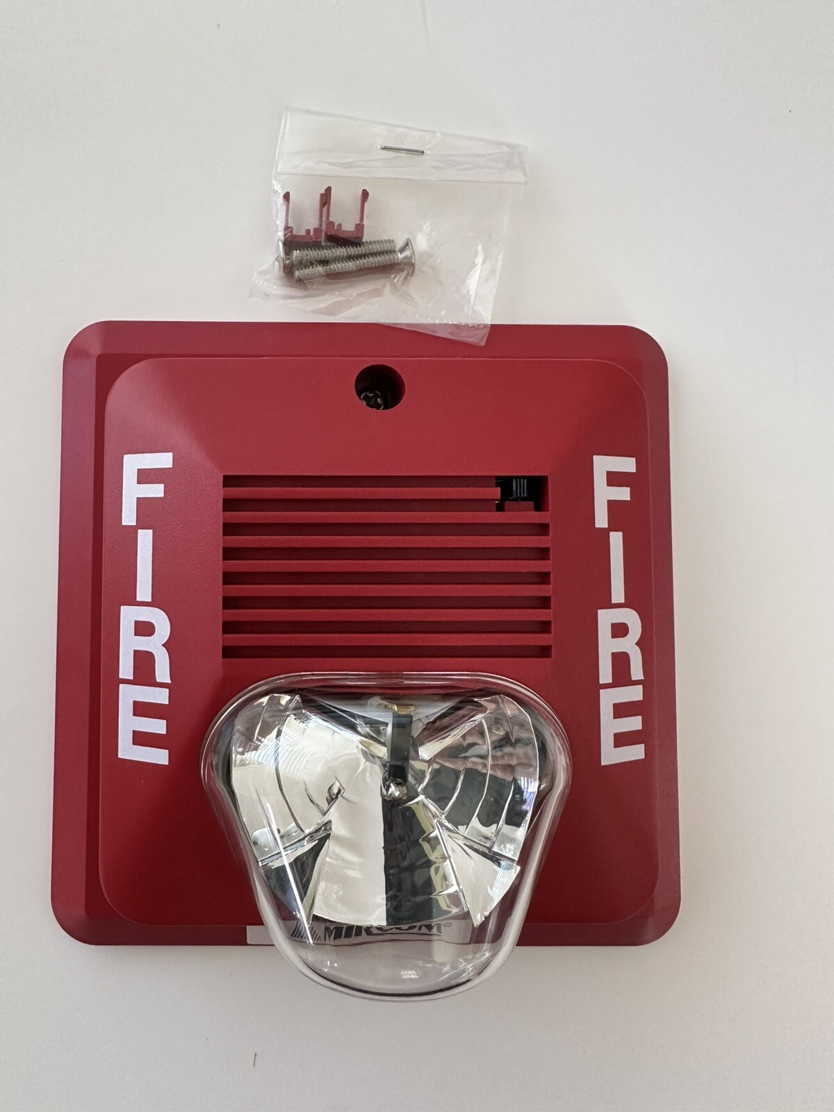 NEW IN BOX: Mircom Wall Mount Strobe FS-240R110 (red)