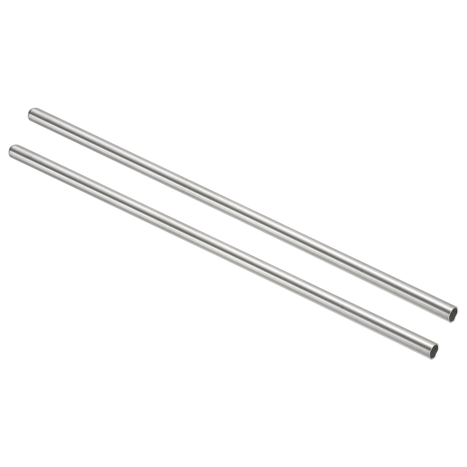Thermowell Pipe Immersion Well 3/16" ID 1/4" OD 8" Stainless Steel 304 2pcs