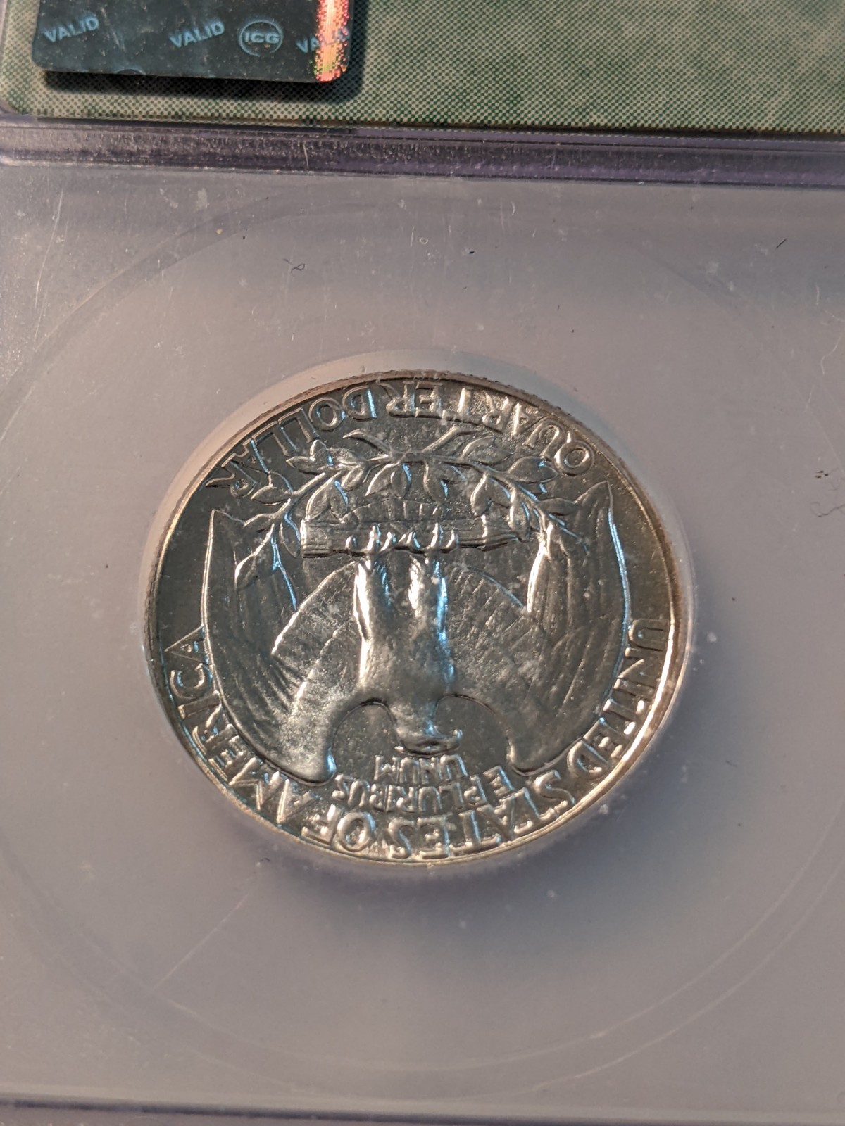 1955-D ICG PR70 25C Quarter