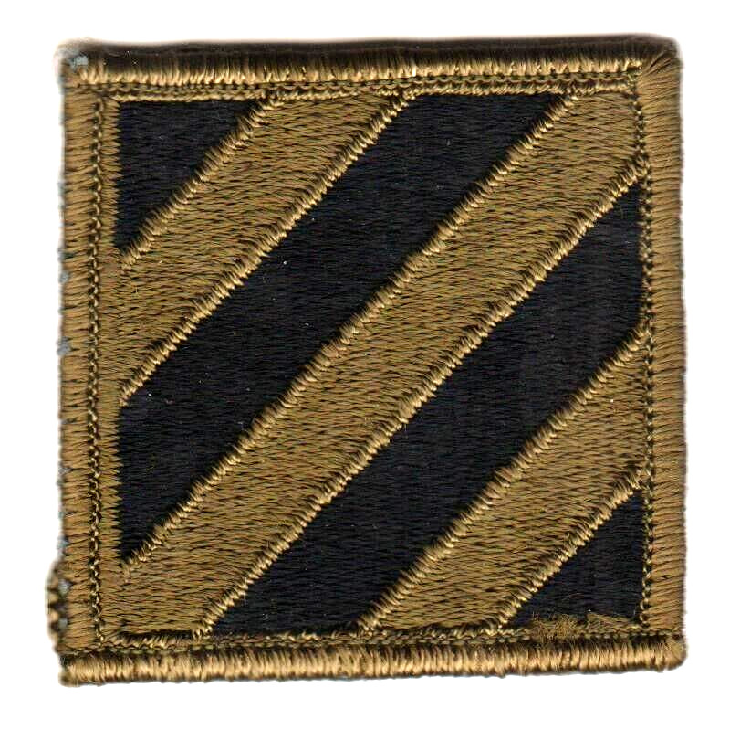US ARMY 3rd INFANTRY DIVISION Olive/Drab Patch