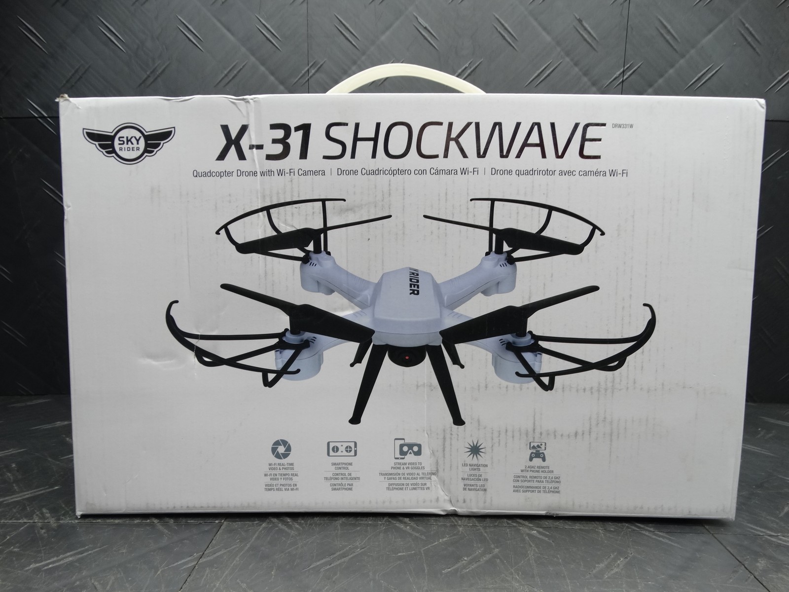 Sky Rider X-31 Shockwave Drone with Wi-Fi Camera DRW331W