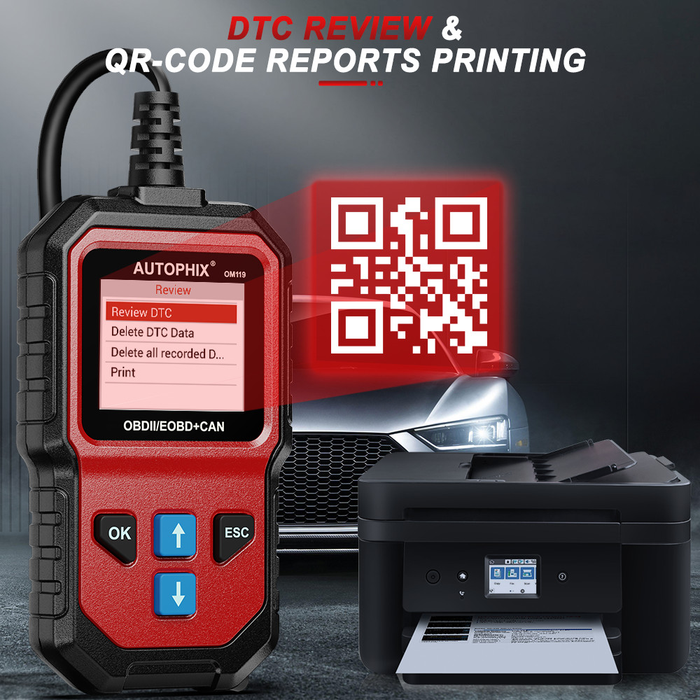 1996+ Car OBD2 Diagnostic Scanner Live Data Trouble OBD Code Reader Battery Test