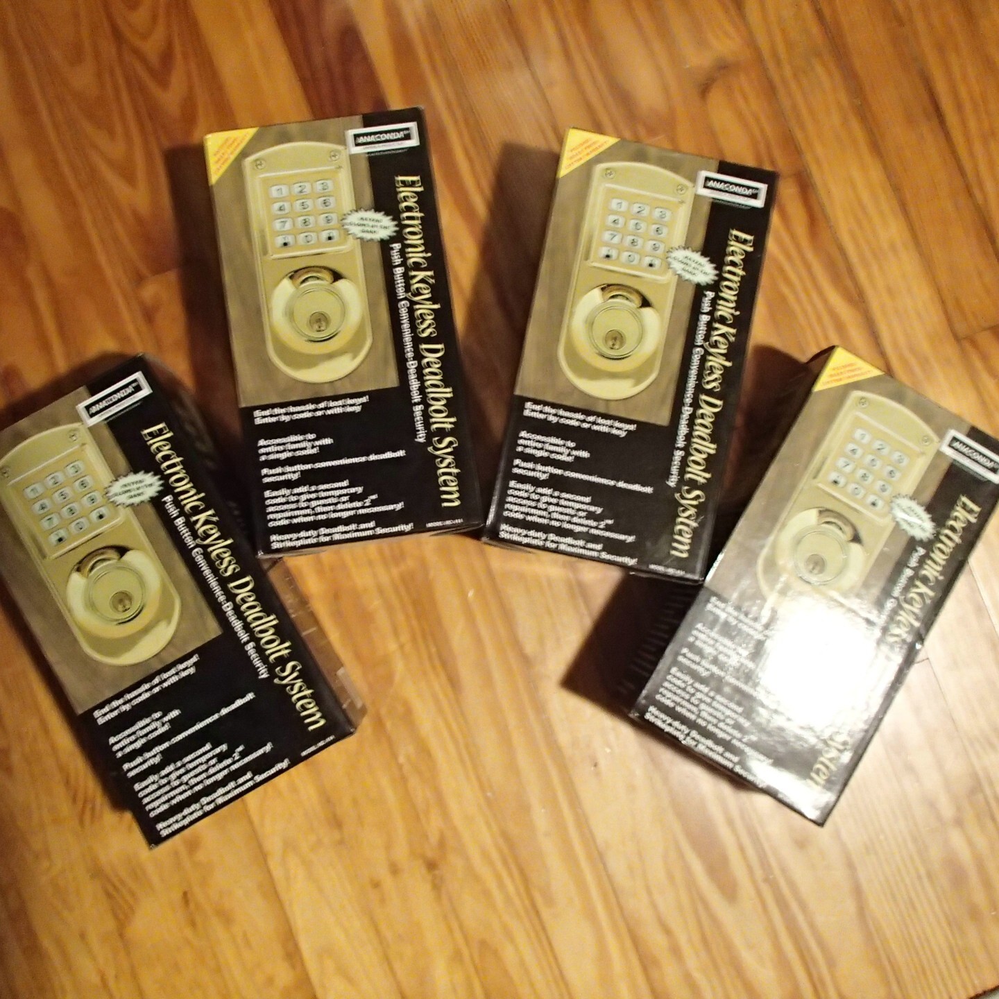 Electronic Keyless Deadbolt System - Anaconda, Push Button Deadbolt Security