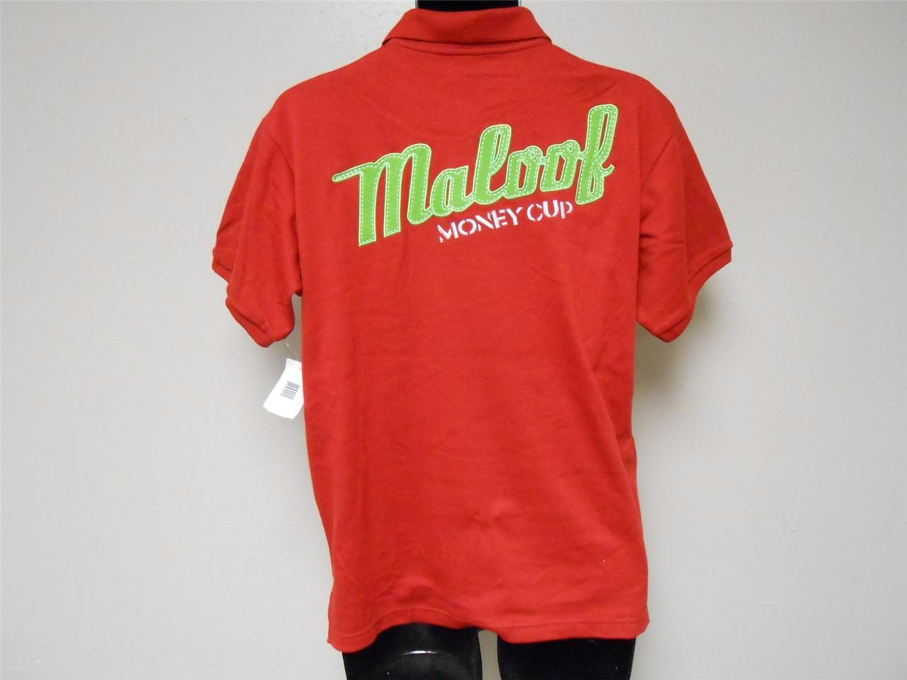 NEW-MENDED Maloof MoneyCup Skater Red POLO T-Shirt MENS M MEDIUM