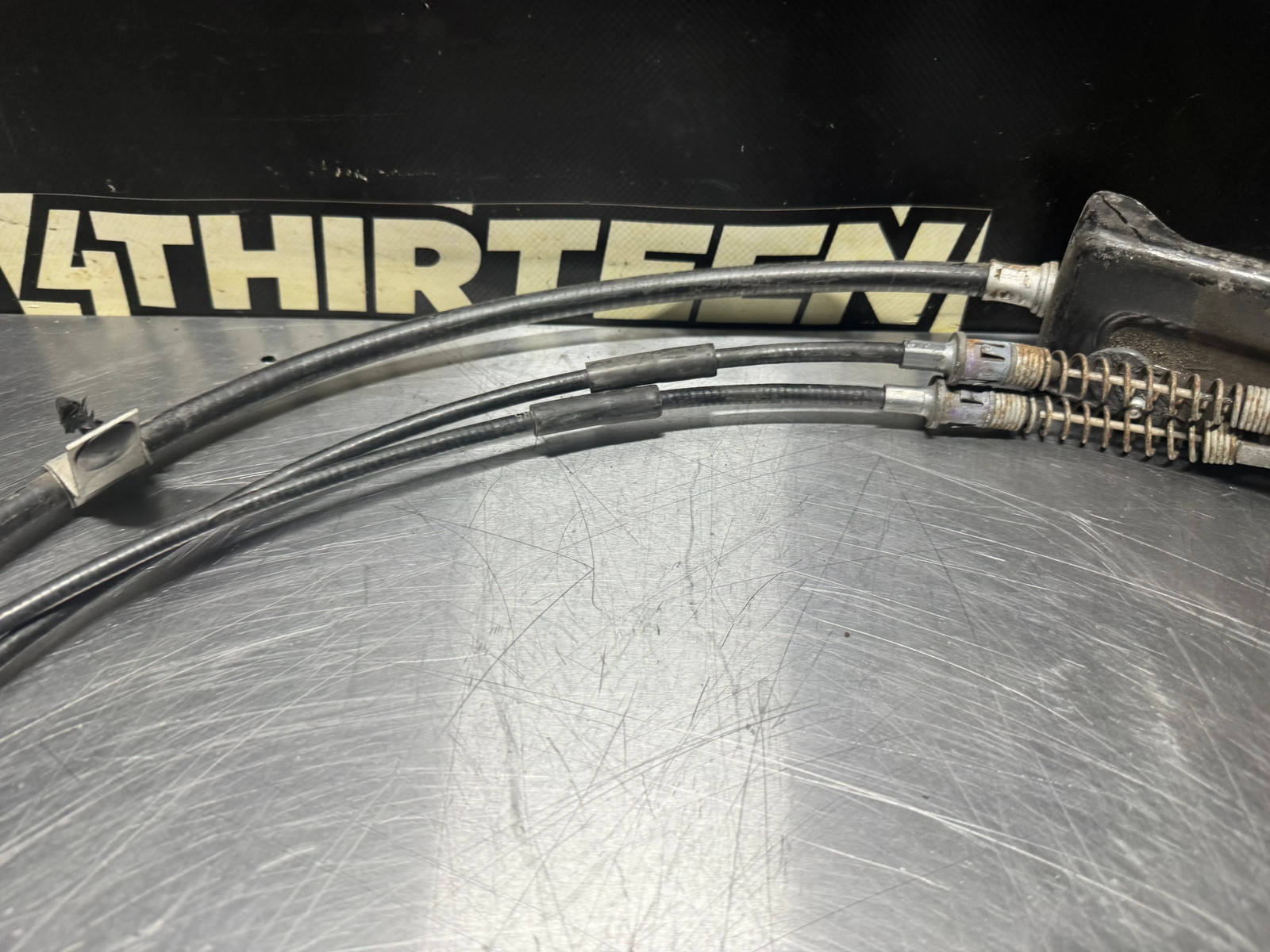 97-04 CORVETTE C5 E BRAKE HANDLE AND CABLES OEM #N261