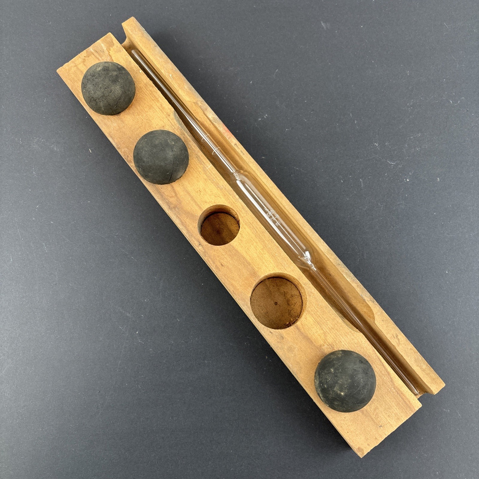 Vintage EXAX Volumetric Pipette Scientific Medical Laboratory Set Rubber Balls