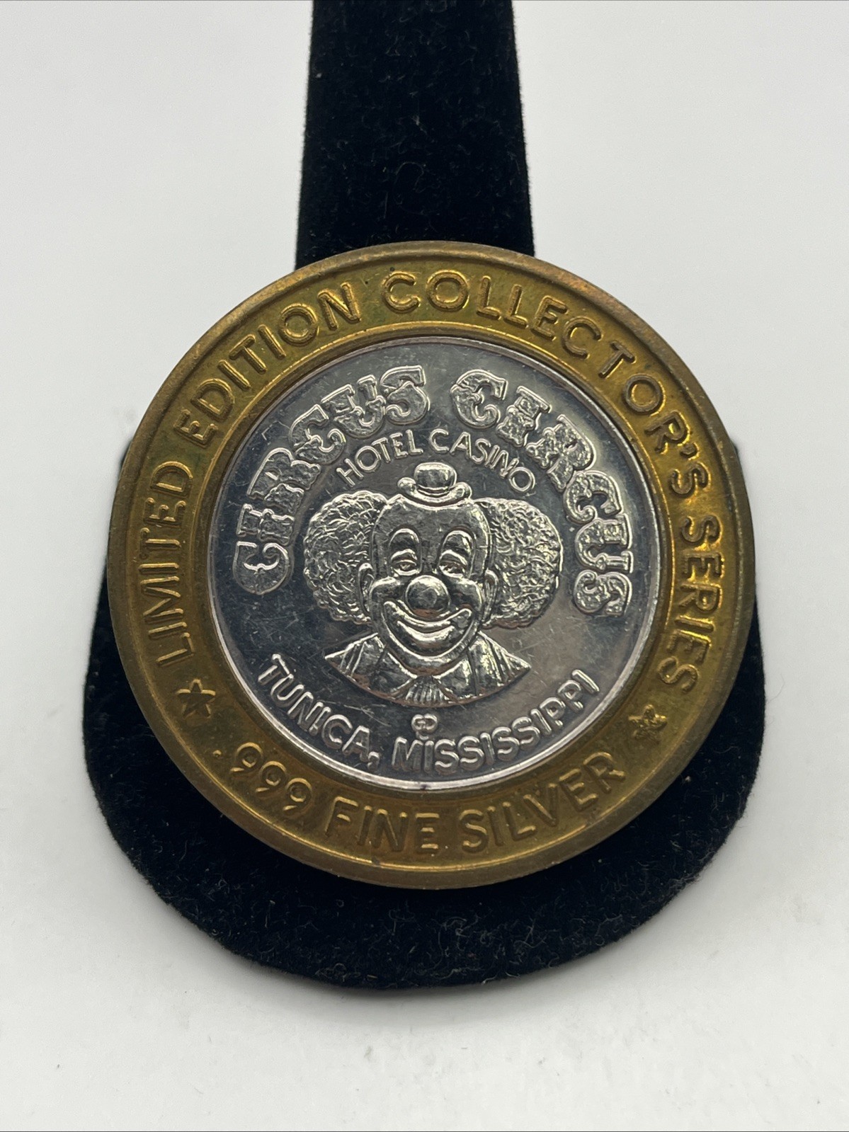 Circus Circus Casino Tunica Mississippi .999 Fine Silver Limited Edition #6128