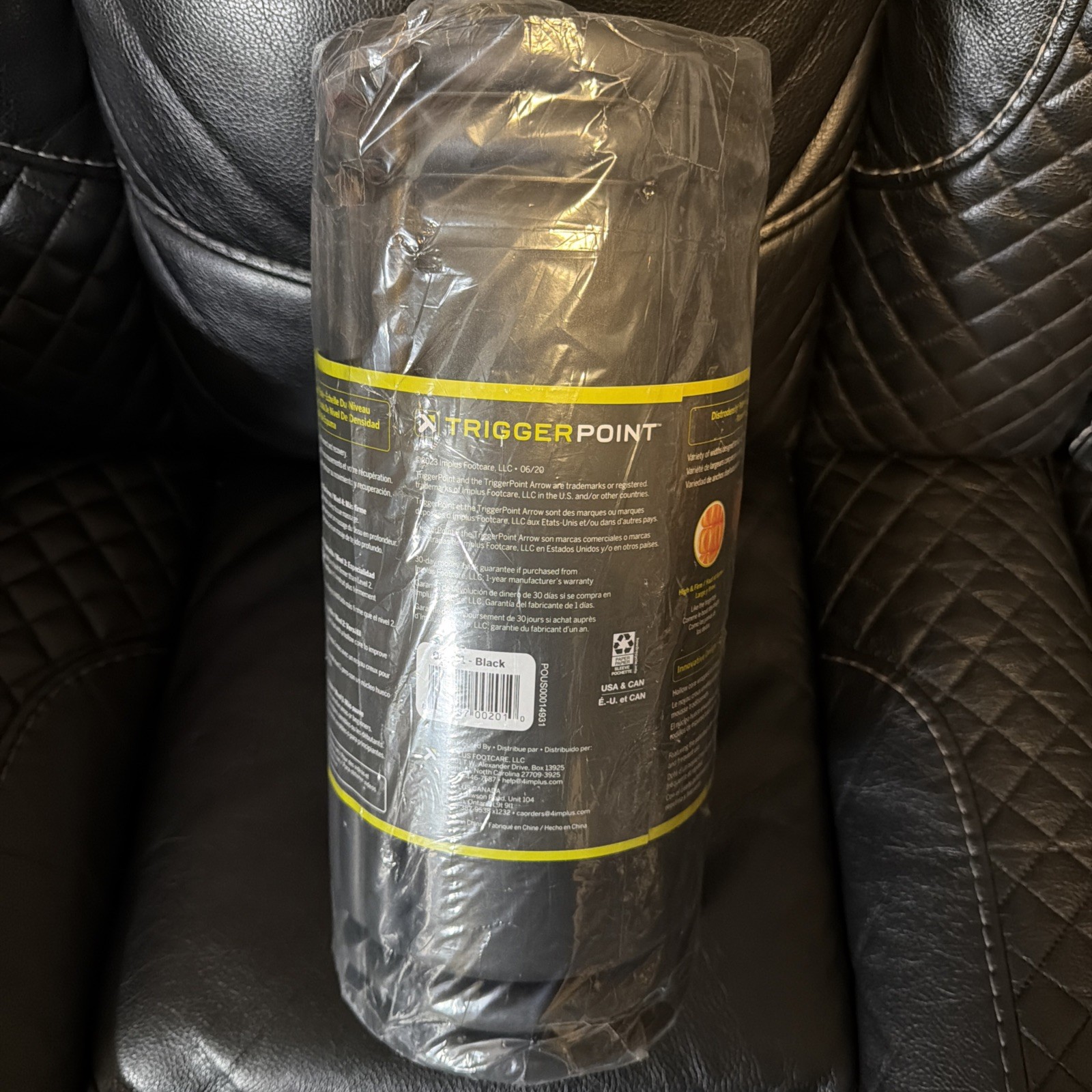 Trigger Point Performance TPT-GRDBW The Grid Black Foam Roller - Black