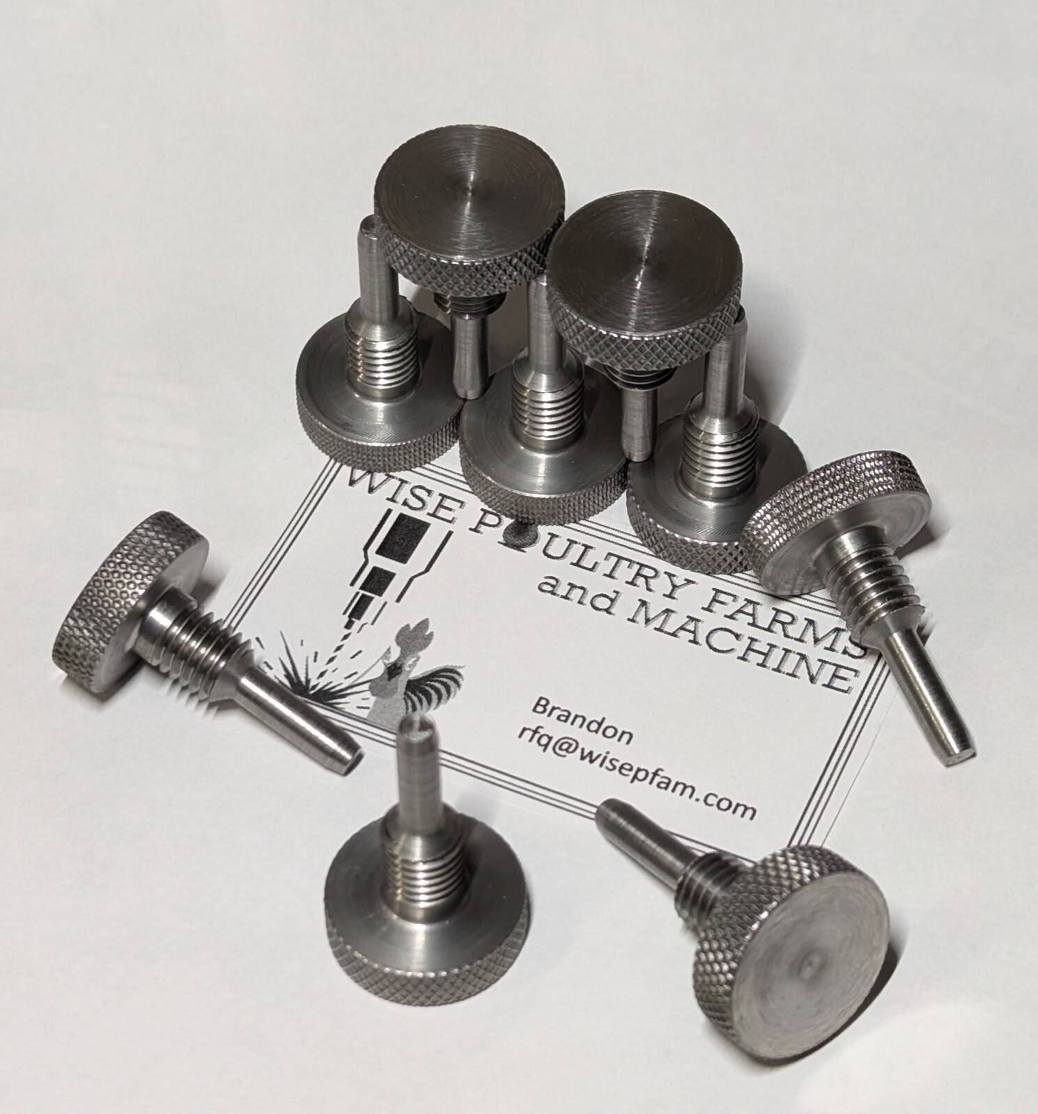 Knurled Bottle Jack Release Screw Knob for Harbor Freight Shop Press Made In USA