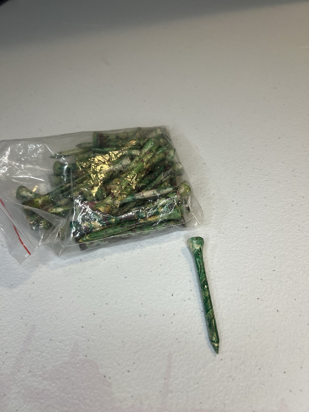 Camouflage Bamboo Golf Tees 50 Ct 70mm B5