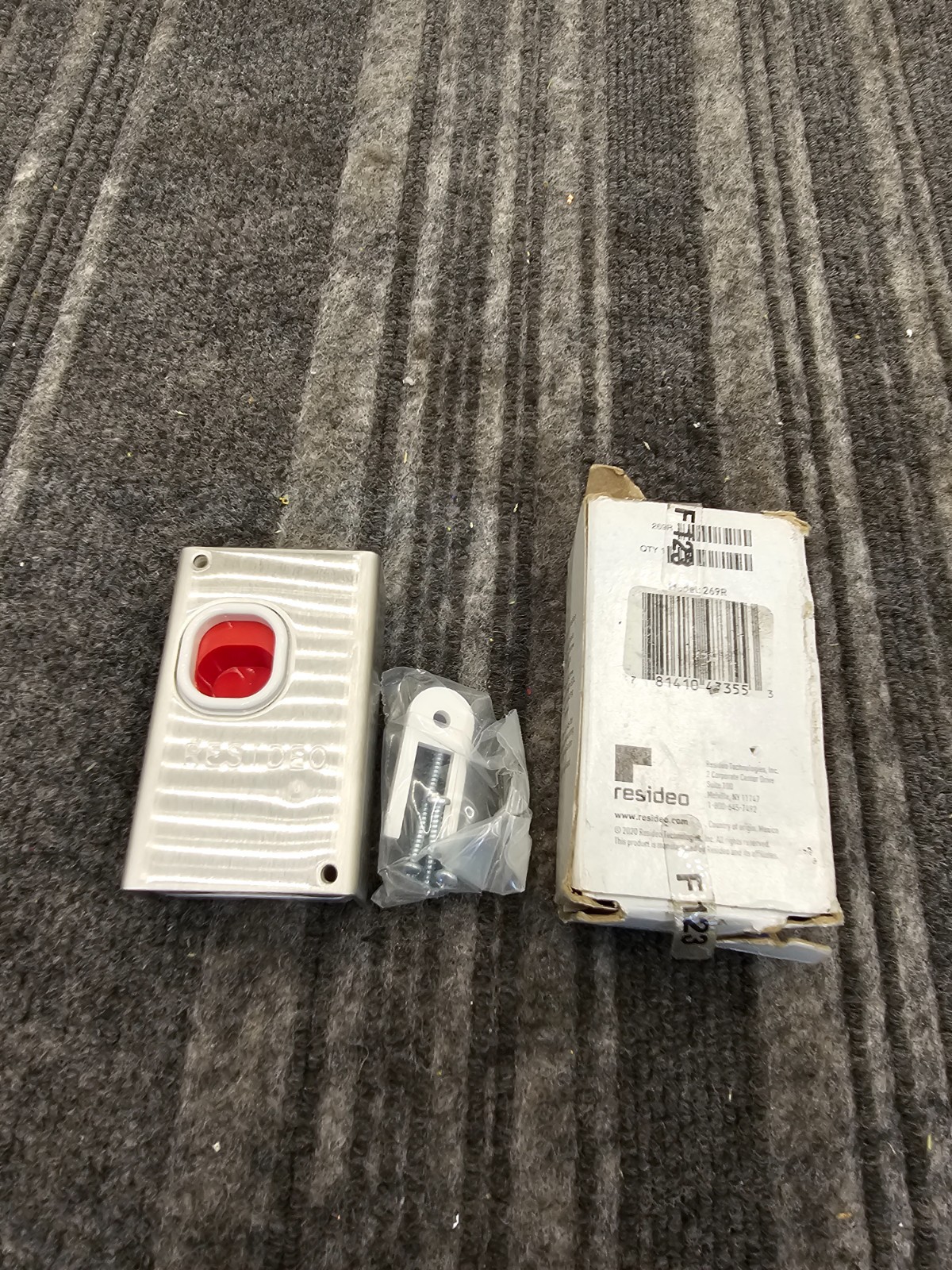 (QTY 2) Resideo 269R Hardwired Hold-Up Switch with Stainless Steel Cover