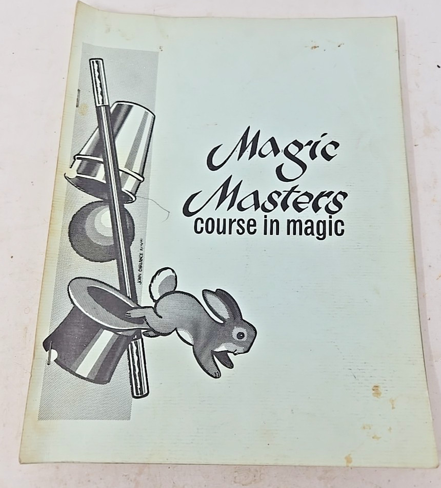 Vintage Magic Masters Course In Magic By Charles Windley 1970