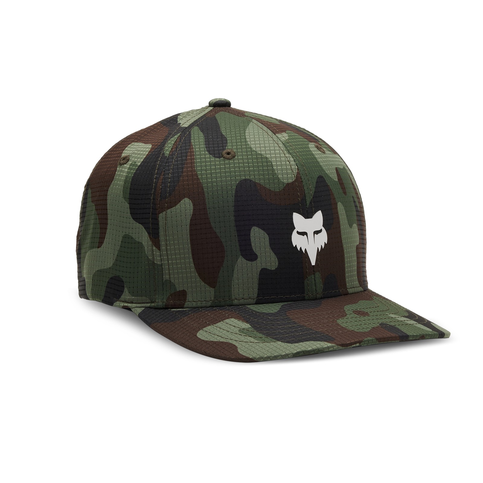Fox Racing Men's Fox Head Camo Tech Flexfit (Green Camo) 31263-031