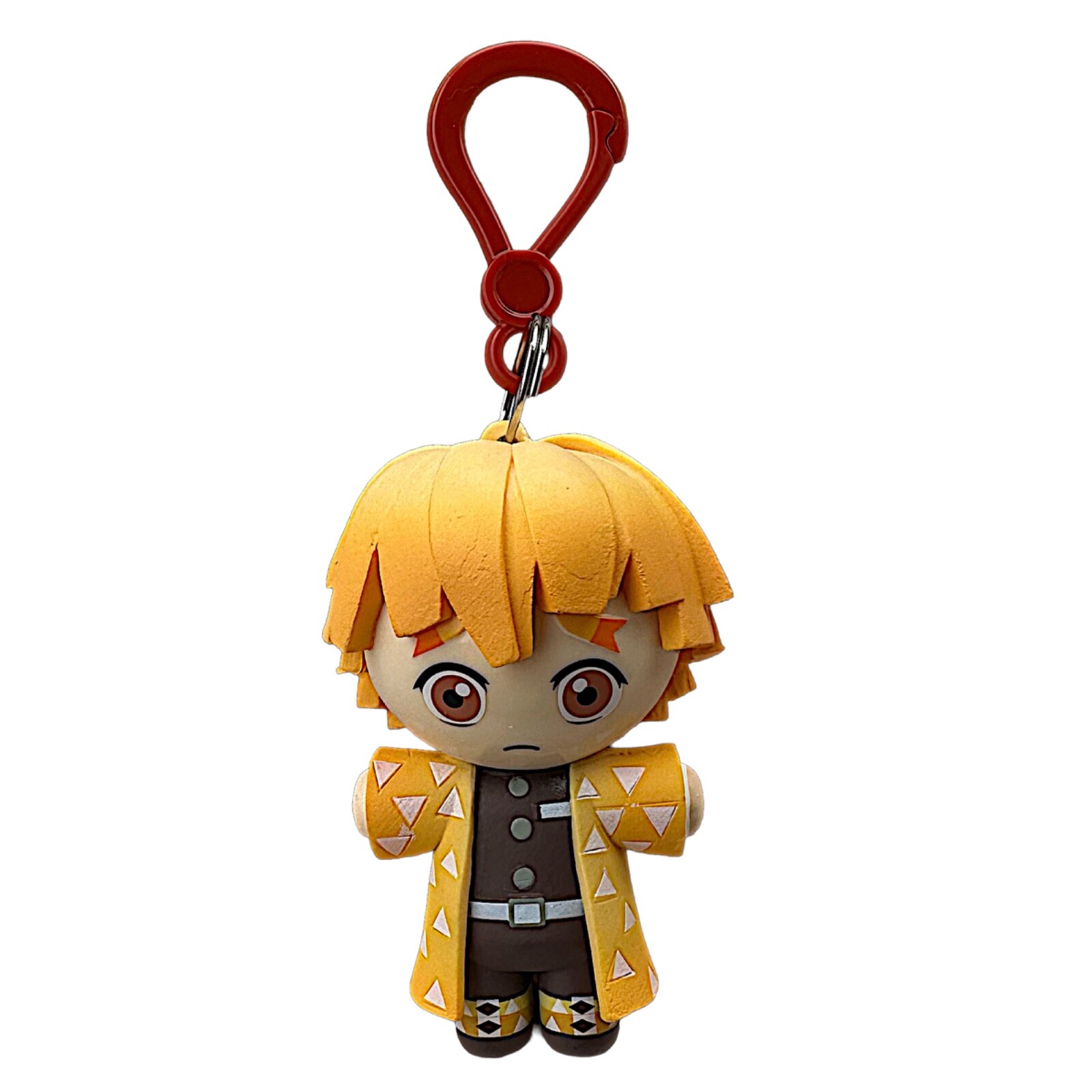 DEMON SLAYER Zenitsu Agatsuma Keychain Clip Backpack Hangers  Mascot 3”