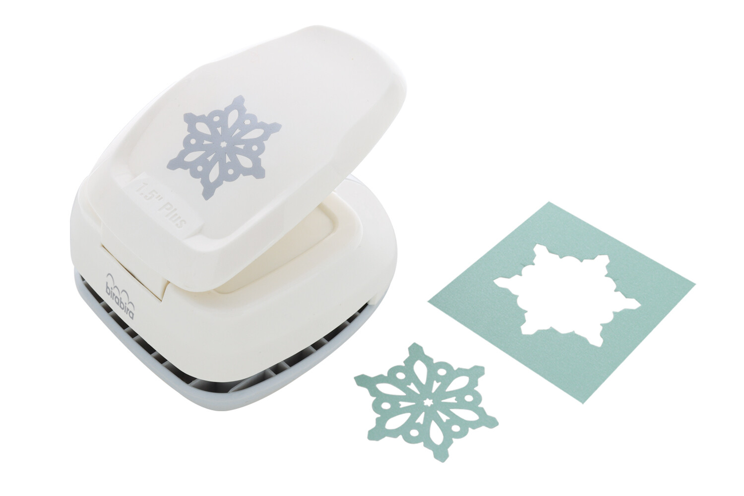 Bira Craft 1.5 inch Snowflake Silhouette Craft Lever Punch For Scrapbooking