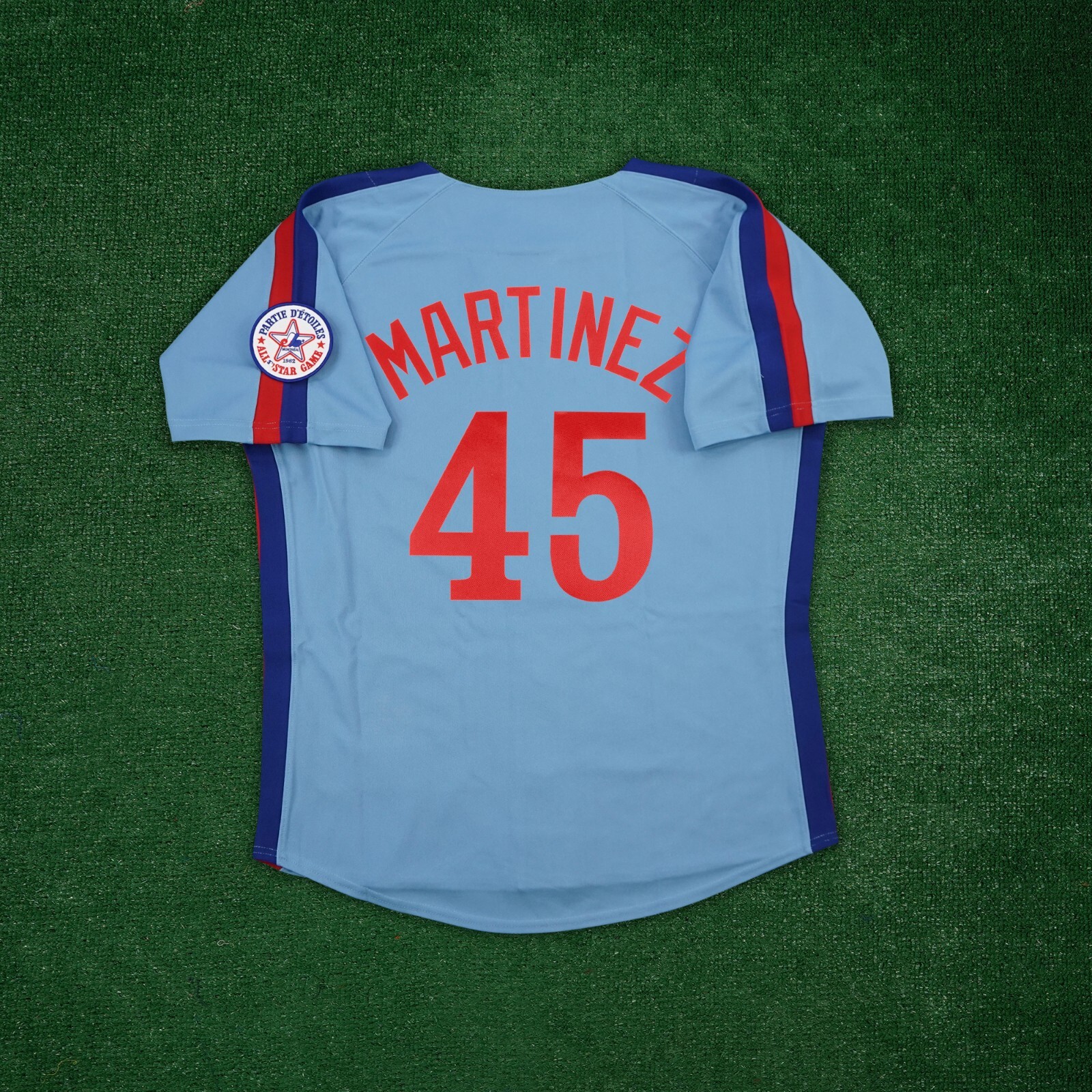 Pedro Martinez 1982 Montreal Expos Cooperstown Blue Jersey w/ All Star Patch