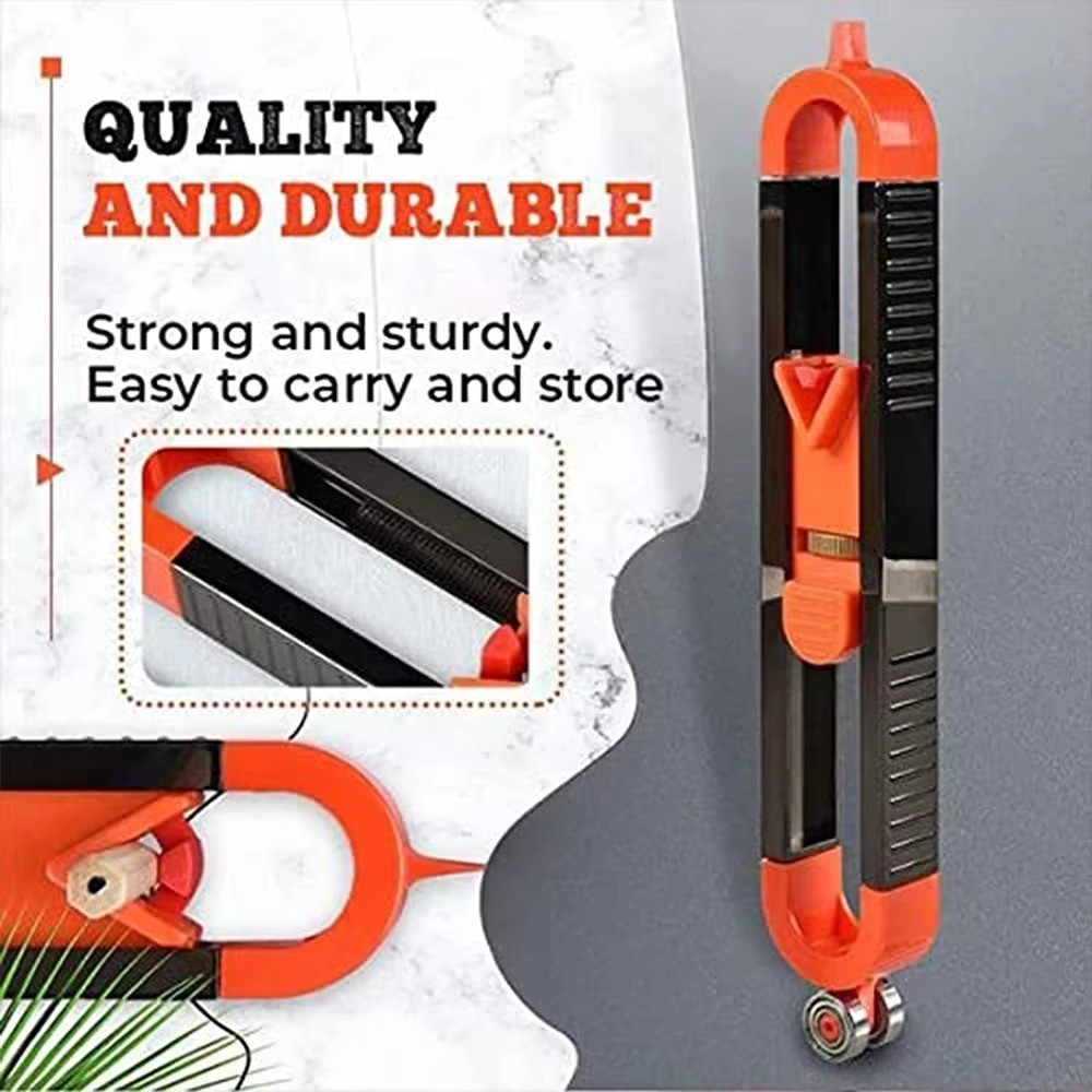 Profile Scribing Ruler Contour Gauge with Lock - Precise Scribe Tool Woodworking