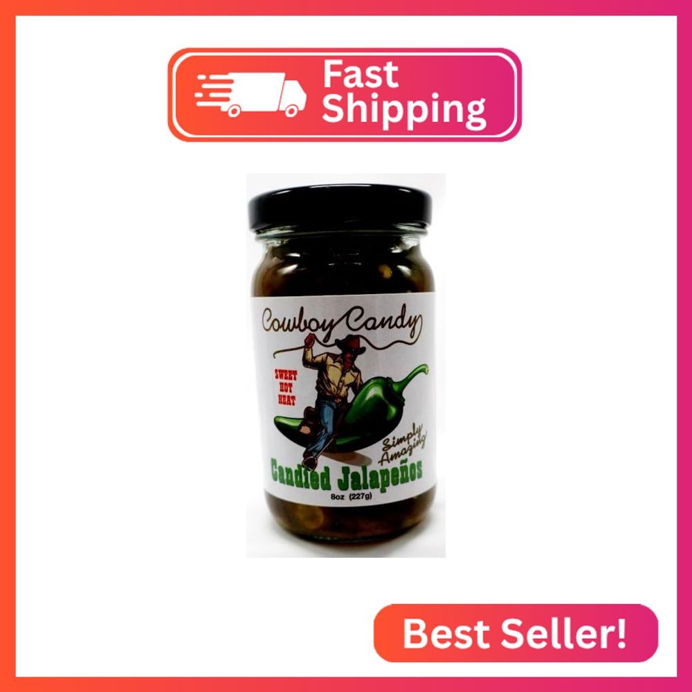 Pepper Junction Cowboy Candy Sweet HOT Heat Candied Jalapenos