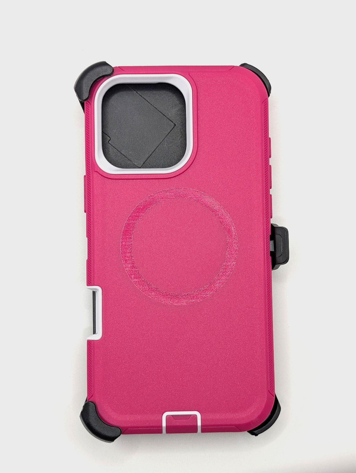 Pink iPhone 16 Pro Max Phone Case Heavy Duty Shockproof compare to Otter Box