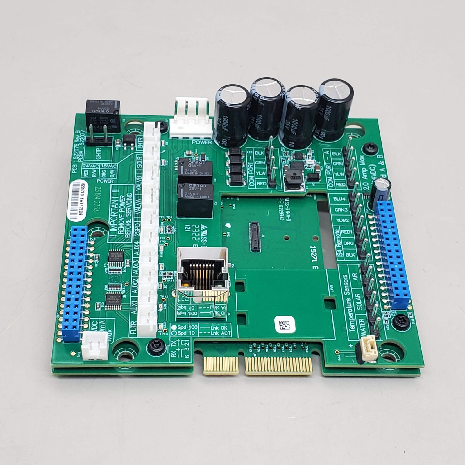 Pool/Spa Control PCB Board 15534-B / 522079D Rev B – New