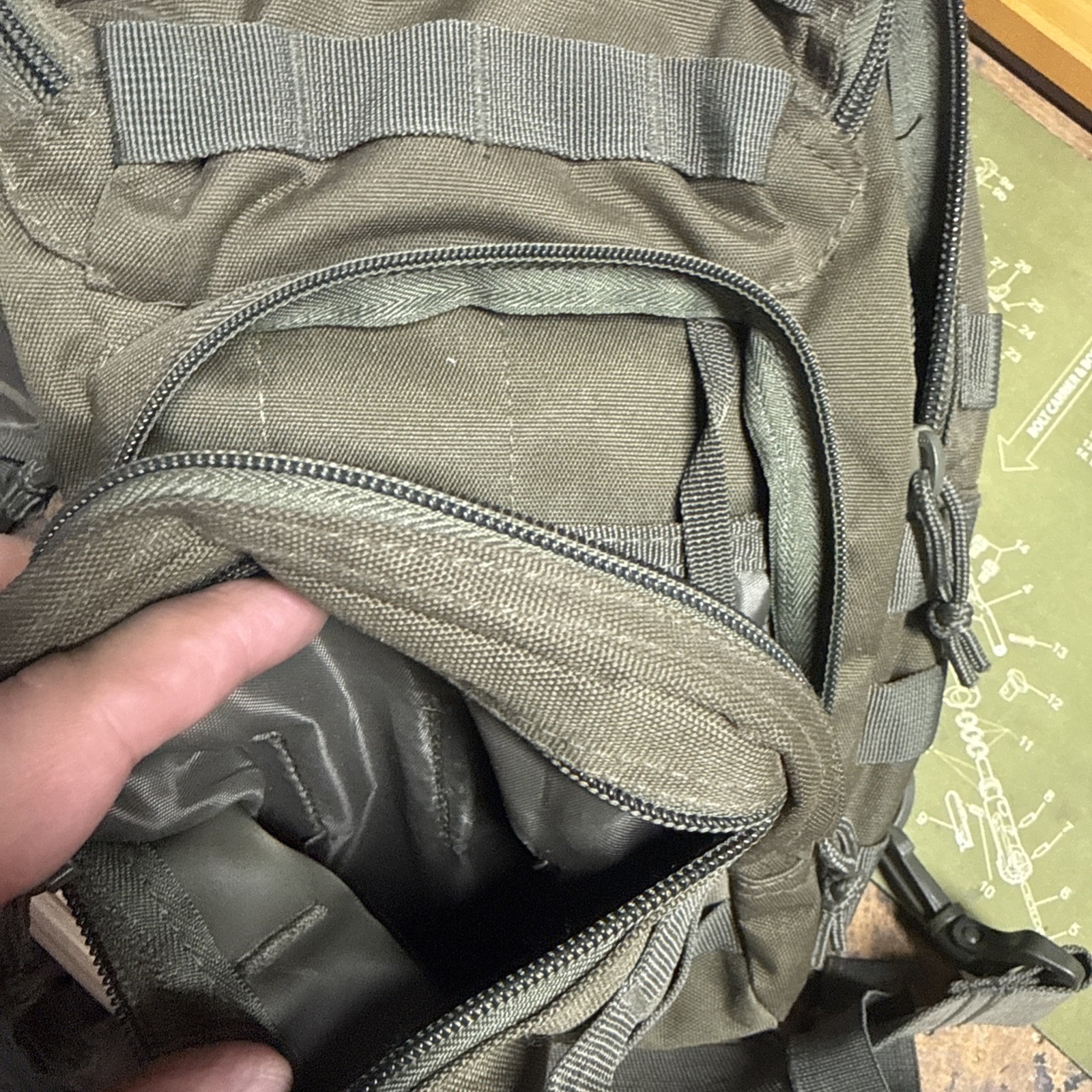 EDC Concealed Carry Sling Bag With Hook and Loop & Universal Adjustable Holster