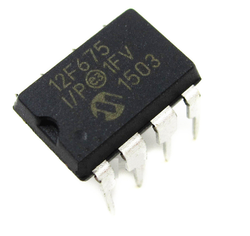 5PCS PIC12F675 12F675 PIC12F675-I/P DIP-8 Microcontroller CHIP IC NEW