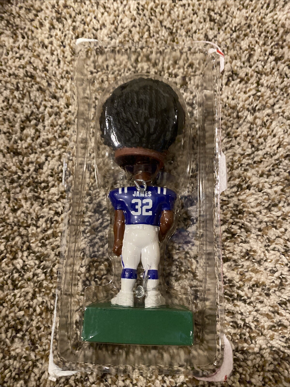 Upper Deck PLAY MAKERS EDGERRIN JAMES Bobble Head 2001 Indianapolis Colts