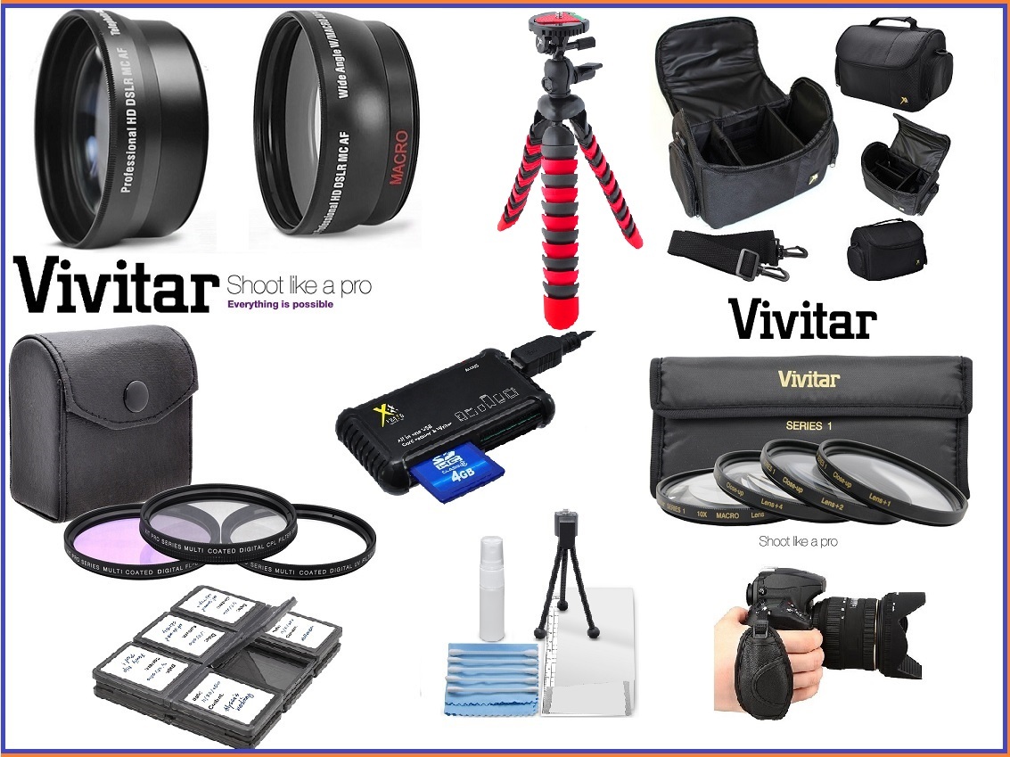 NEW Pro Hi Def Super Deluxe Accessory Pack Bundle For FujiFilm X-E3