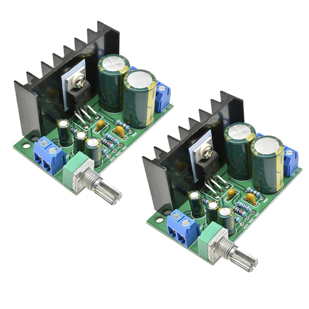 2pcs TDA2050 Mono Audio Amplifier Module Digital Mono Amplifier Board AMP DC/AC