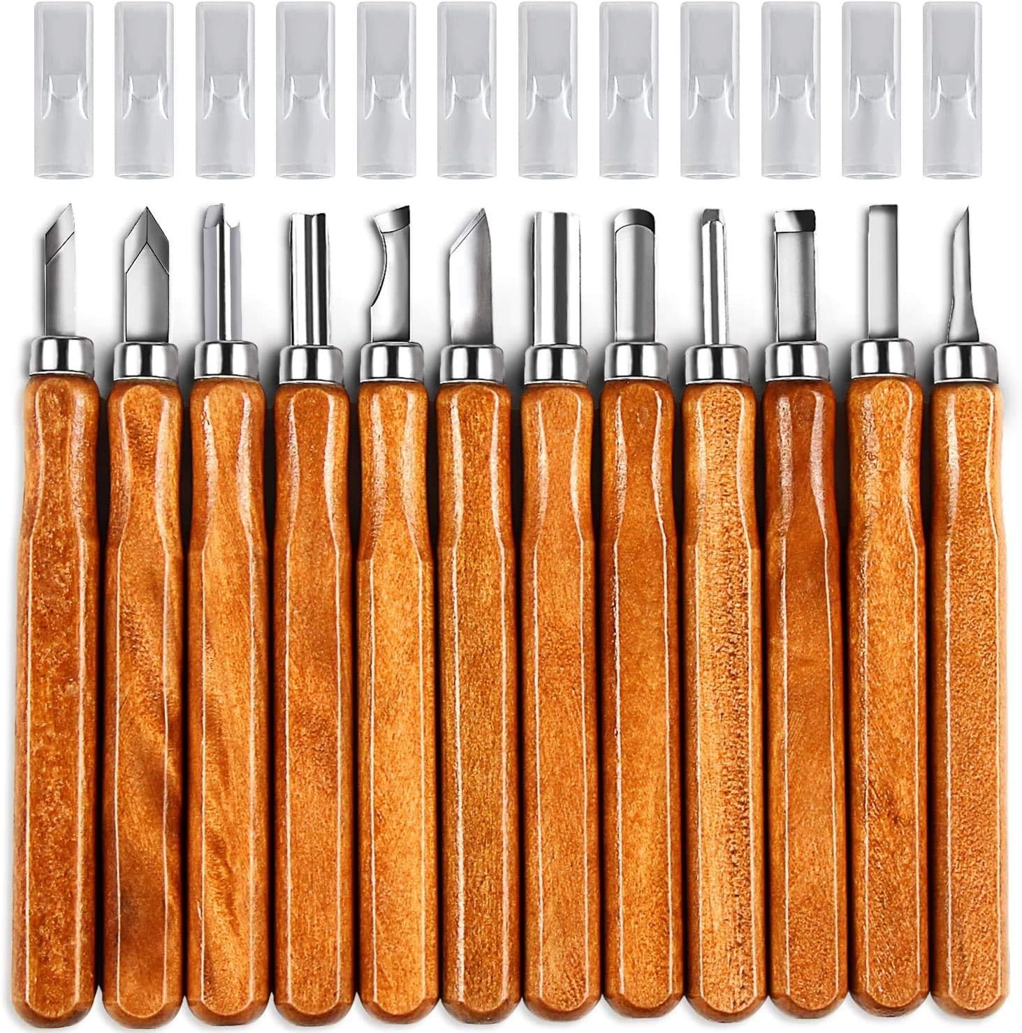juego De Cinceles Para Tallar Madera De 20 Piezasmaterial: C...