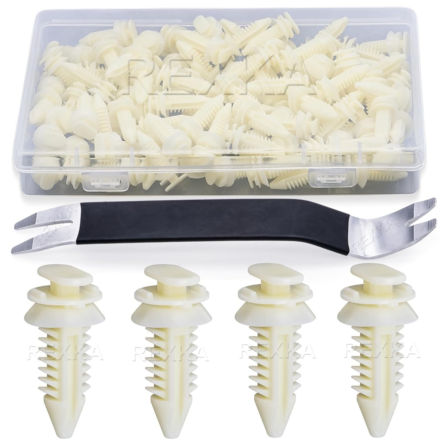 51Pcs GM Door Panel Clips Retainers + Trim Tool 15545202 for Chevy GMC Trucks