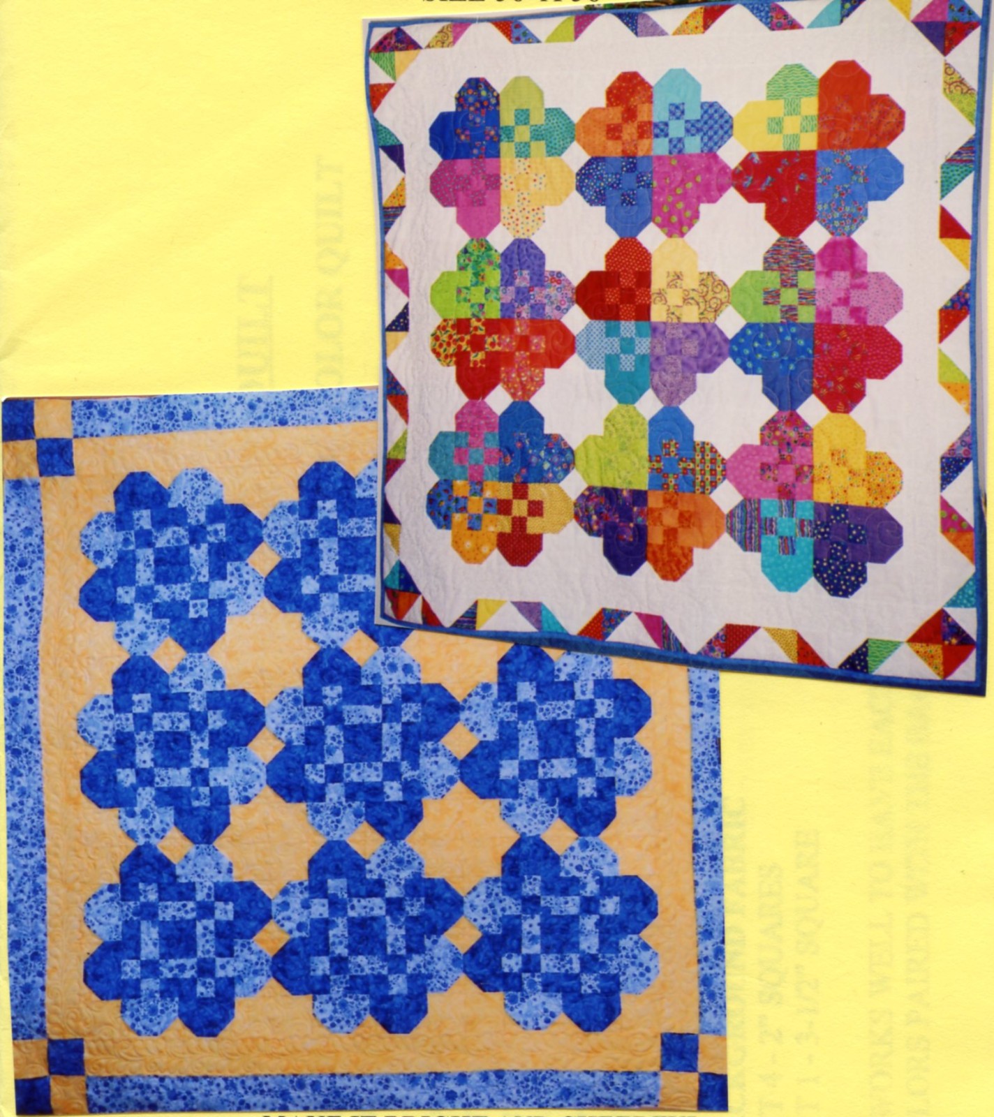 Hearts All Around Pieced Quilt Pattern Quilts By Rebecca 56 x 56 Lap Crib Wall