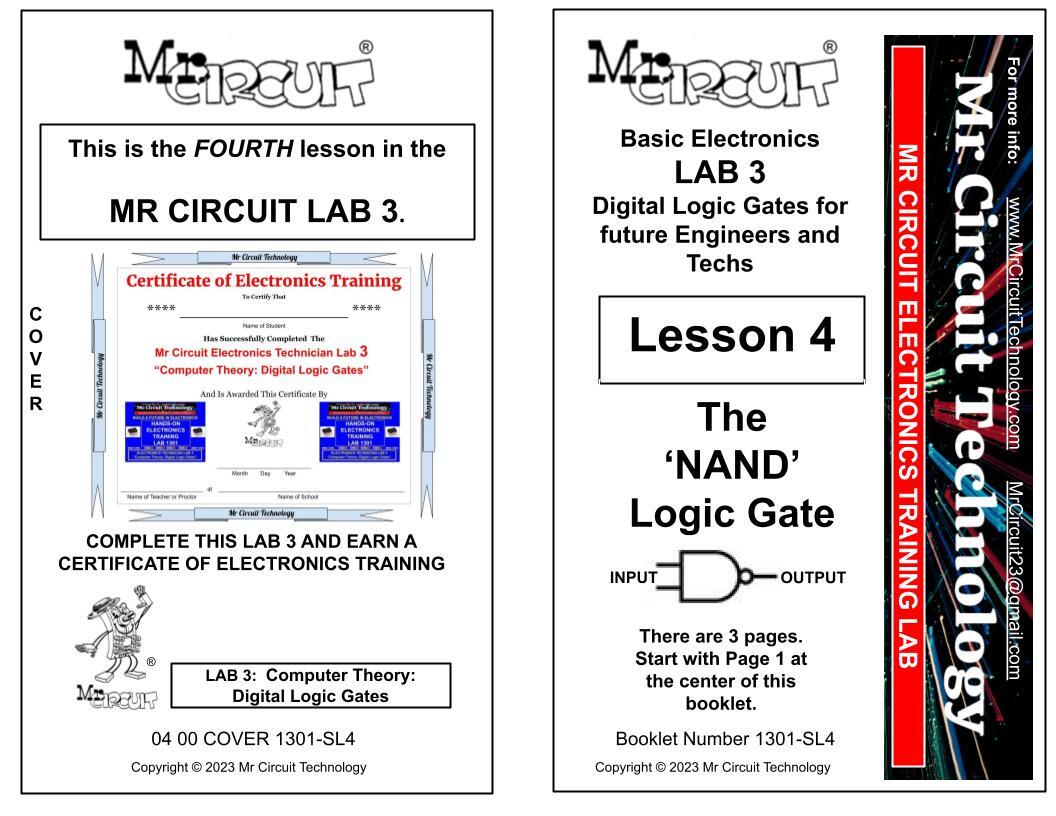 Mr Circuit Lab 3 Learn How Computers Work on the inside - build Logic Gates