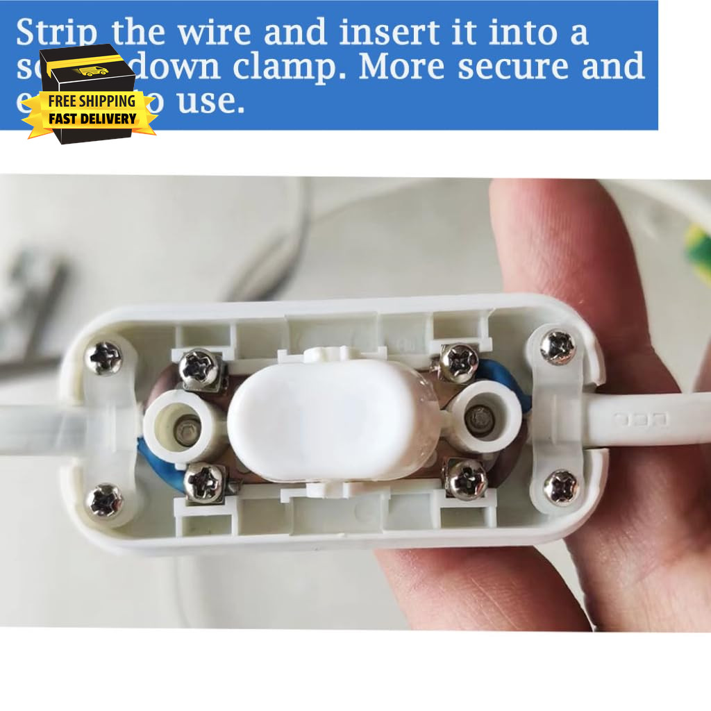 Inline Cord Switch, 2PCS On/Off Lamp Control Appliance Switch AC120V 10A, 250V 6