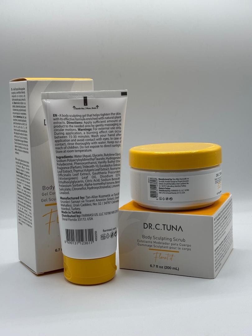Farmasi Dr. C. Tuna Flaunt It Set – Body Sculpting Gel + Scrub 2 Pcs.
