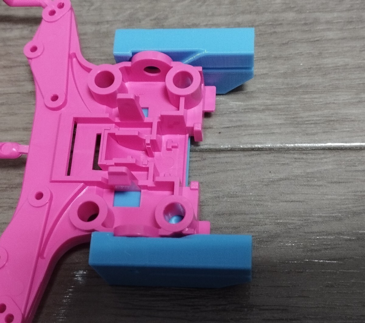 Mini 4Wd Ms Flexible Processing Jig Blue