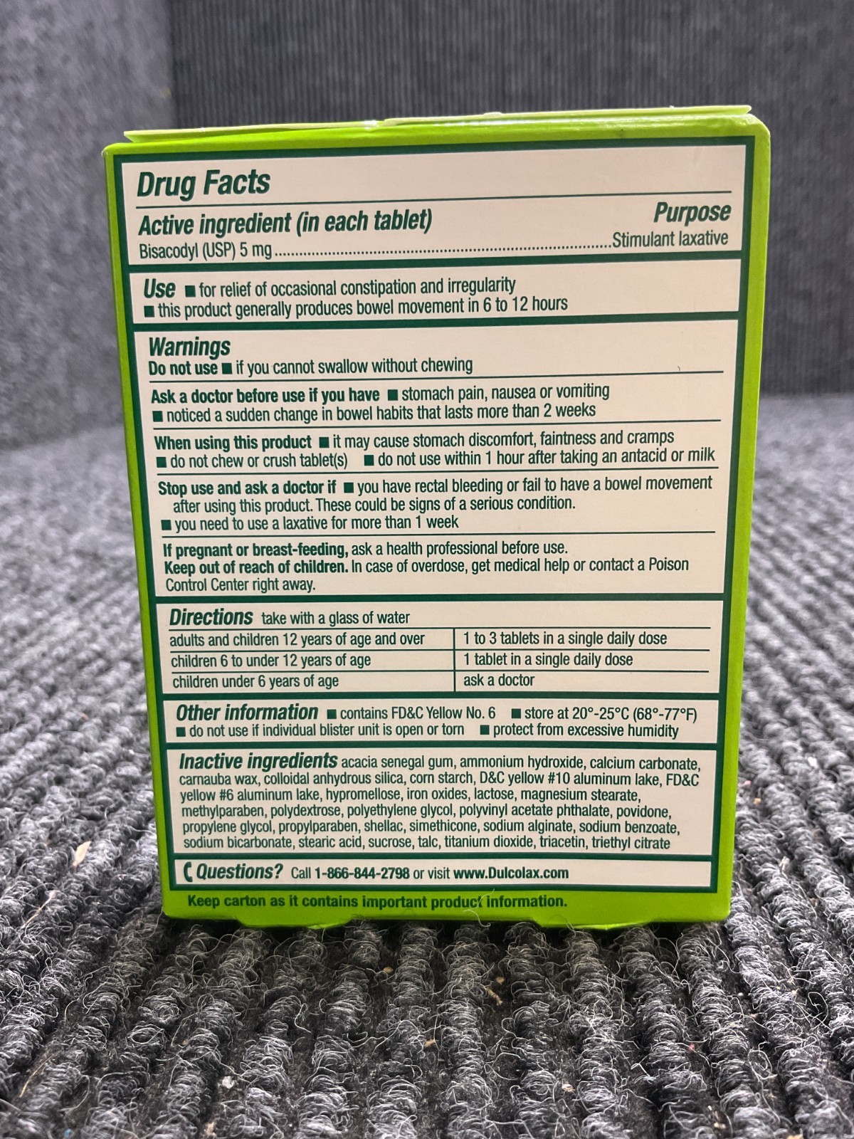 💥GETTING ALL 5 BOXES!💥 Dulcolax Laxative Tablets 10 Count And 50 Count EX 6/27