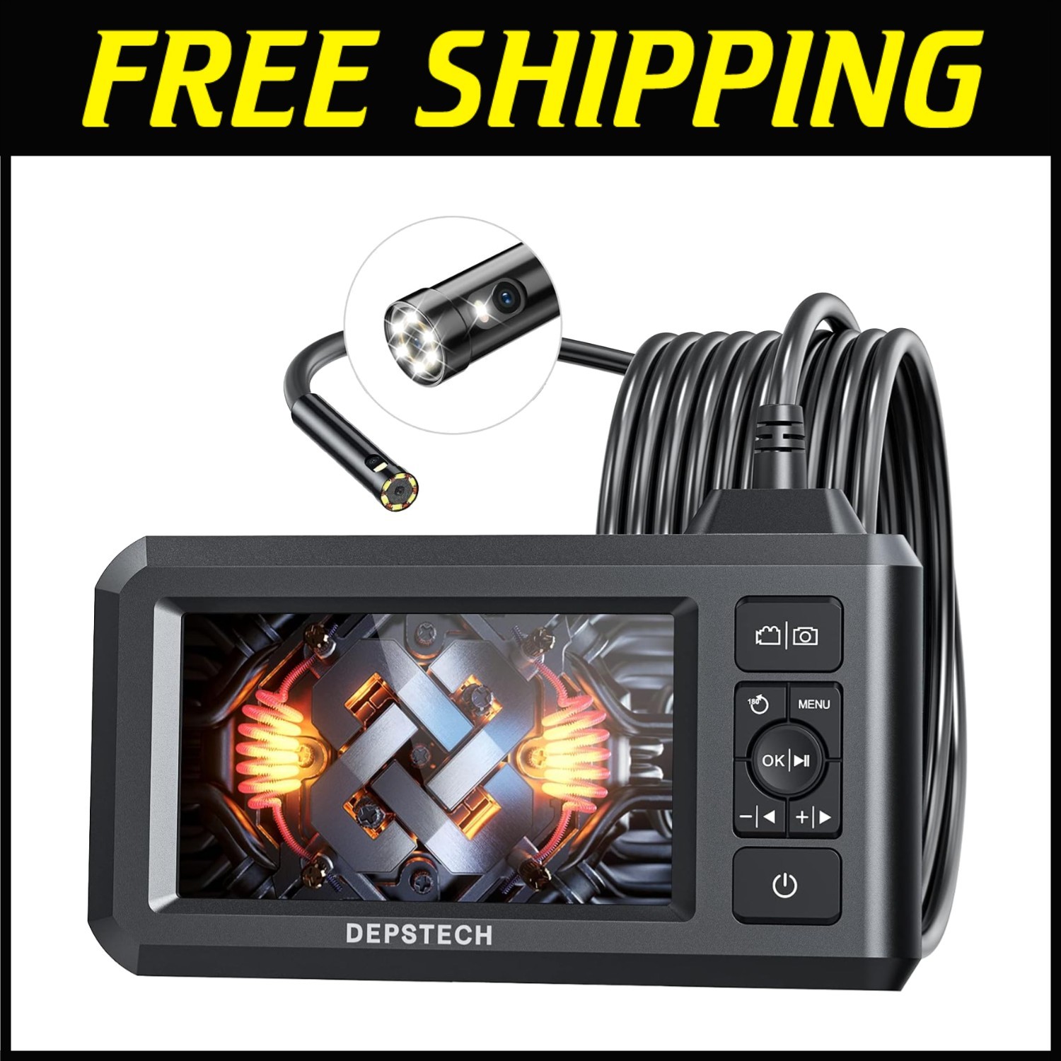 Industrial Endoscope, 7.9mm Inspection Camera