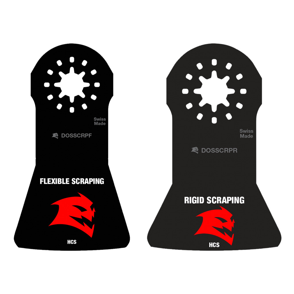 Starlock High Carbon Steel Oscillating Scraper Set for Adhesive Removal