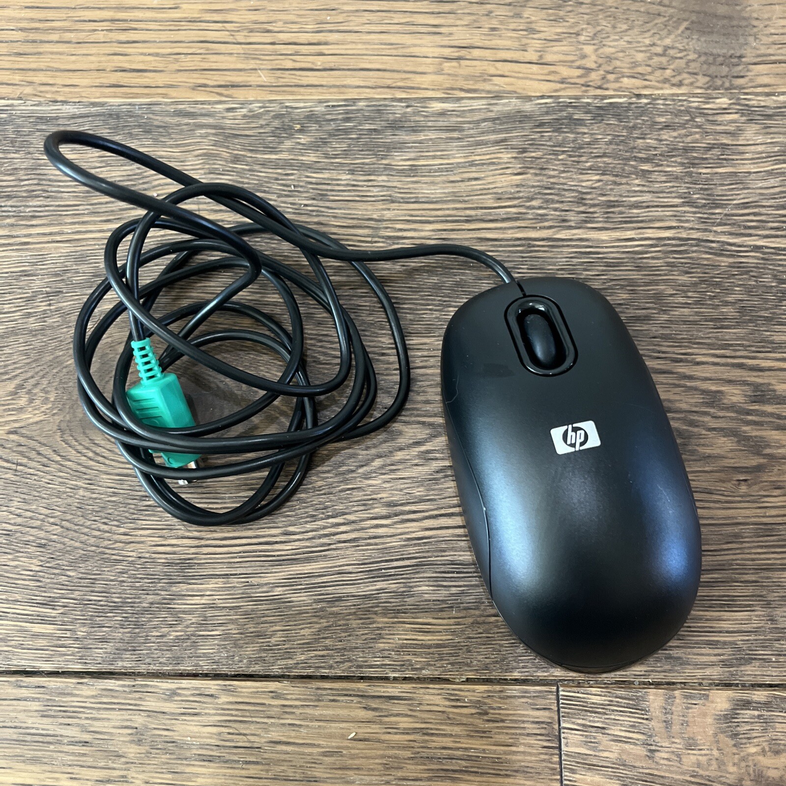 HP USB Mouse PS2 Vintage Black Optical 5188 6229 REV A