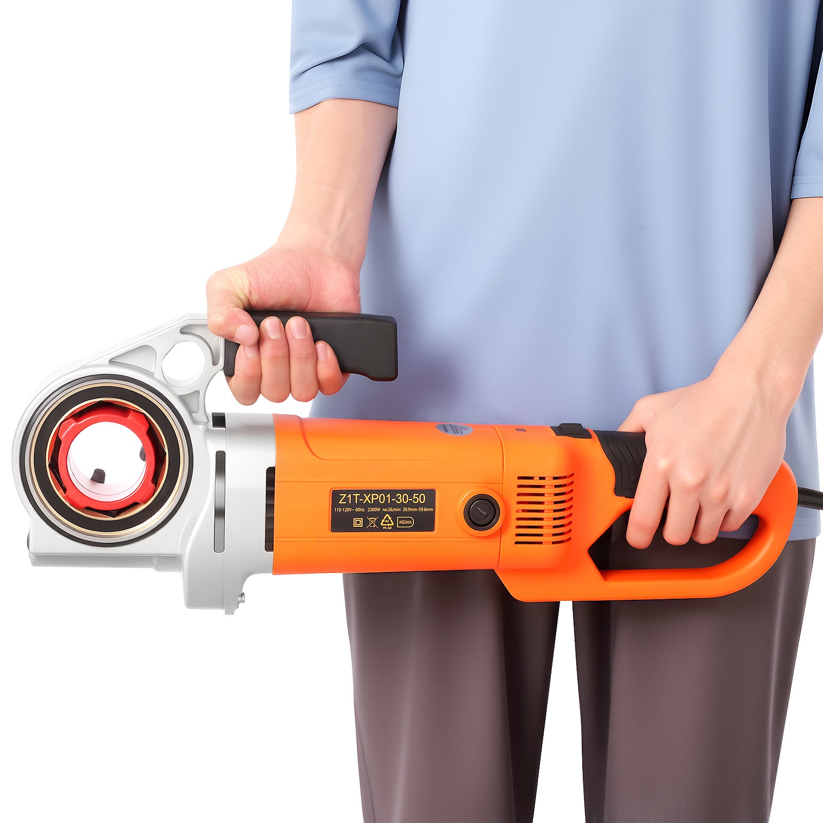 Handheld Electric Pipe Threader Threading Machine W/6 Pipe Cutter 1/2" - 2"